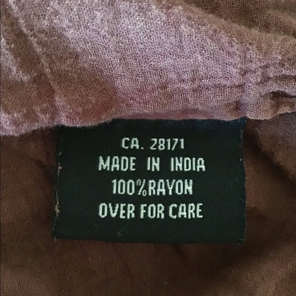 Brown Embroidered Boho Skirt - Picture 7 of 10